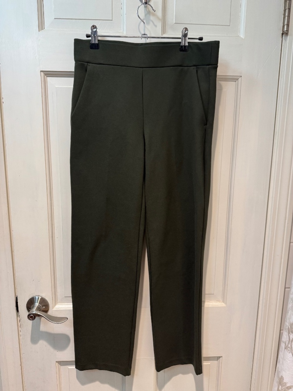 Loft dark green pants small